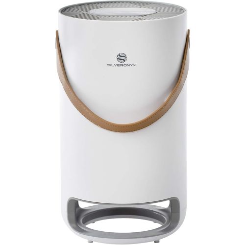 HEPA Air Purifier for Home Allergies Pets Hair in Bedroom, True HEPA Filter 3-in-1 Cleaner, Remove Pet Dander, Odor, Dust, in Living Room, Office, Desktop, Portable, Sleep Mode, 3-Speed, White