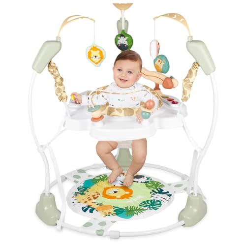 Otrolepota Baby Activity Center, Infant Jumpers and Bouncers with Music, Lights, Infant Toys, 360°Rotating Seat, 3 Adjustable Heights, Baby Play and Learning Center for 6+ Months