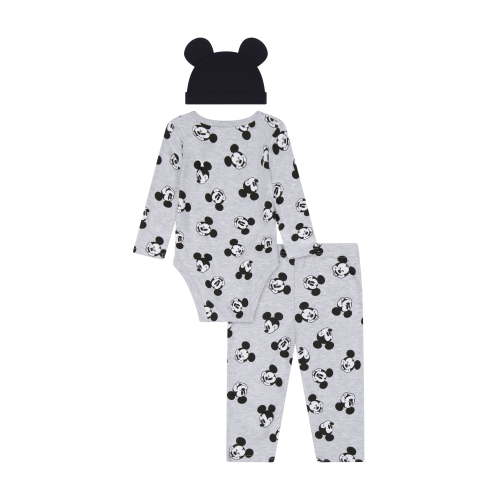 Mickey Mouse Baby Boys 3 Piece Matchy Pant Set, Sizes 0-24M
