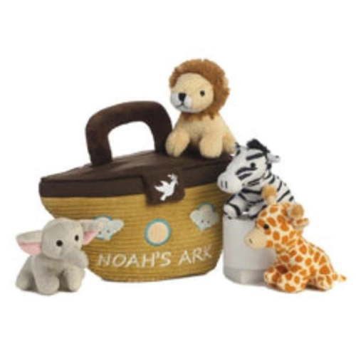 ebba - Small Multicolor Baby Talk - 8" Noah's Ark - Engaging Baby Stuffed Animal
