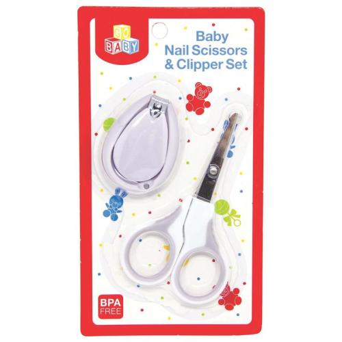 Go Baby Nail Scissors & Clipper Set