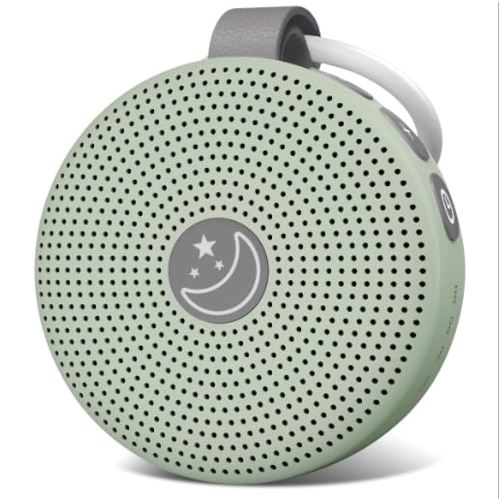 Sound Machine Mini Portable Baby White Noise Machine with 30 Soothing Sounds for Kids Adults Auto-Off Timer 32 Volume Levels Rechargeable Brown Noise Sleep Machine for Home Office Privacy and Travel