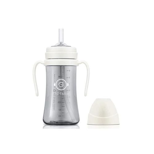 Grosmimi PPSU Straw Cup - 10oz (6 Months+) White 10oz