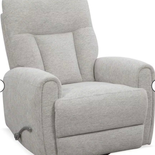 Simeon Collection Natalia Manual Swivel Glider Recliner in Thunderstorm