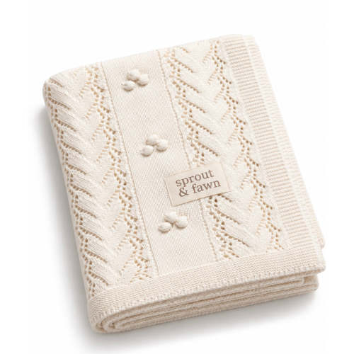 100 % Organic Cotton Breezy Knit Blanket