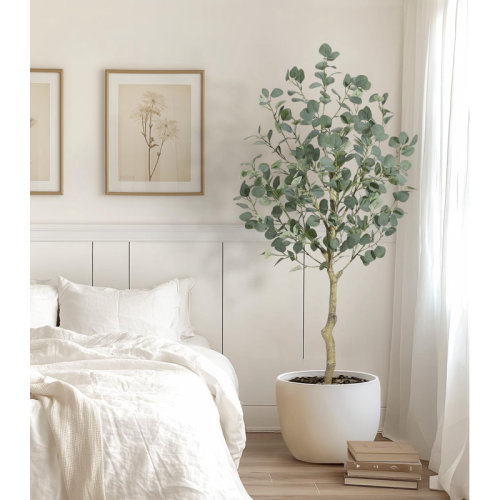 Primrue Eucalyptus Tree Artificial With Silver Dollar Leaves | Wayfair