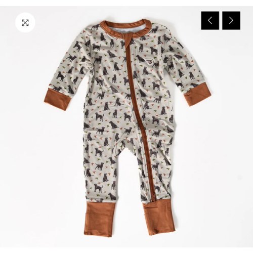 Baby Zip Up - Ducks And Dogs – BURLEBO