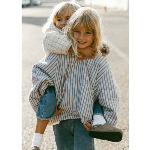 Half Zip Pullover- Striped