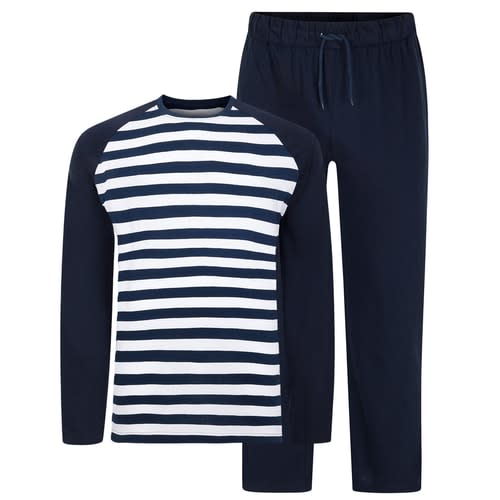Bigdude Cotton PJ Set Navy