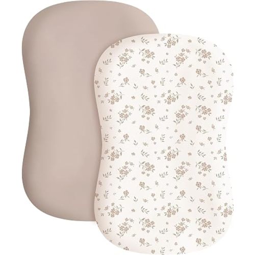 Konssy 2 Pack Baby Lounger Cover, Stretchy Infant Slipcover, Covers Only