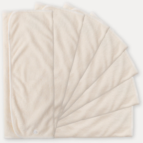 2-4-2 Bamboo Prefold Insert 7 Pack with Snaps