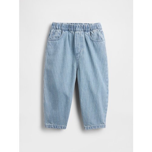 Baby & Toddler Pull-On Barrel Jeans
