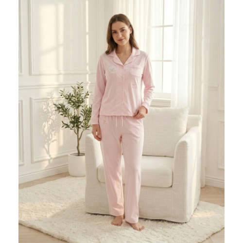 Maternity & Nursing Pyjama Set | Pink