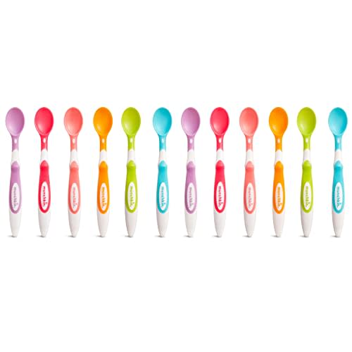 Munchkin Soft Tip Baby Spoons, BPA Free, 12 Pack