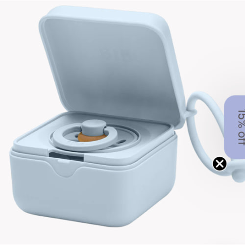 BIBS Pacifier Box Baby Blue | bibsworld.com – Bibsworld store US