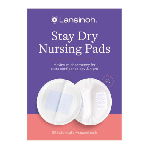 Lansinoh Disposable Nursing Pads - Stay Dry, 60CT