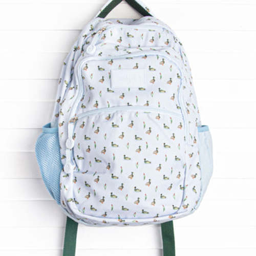 Migrating Mallards Oxford Backpack, Blue – Stitchy Fish