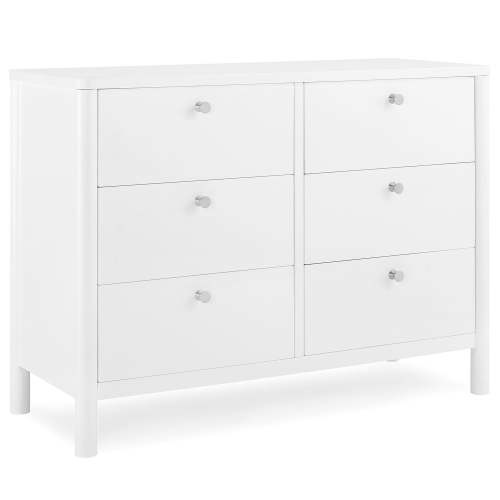 Delta Children Brooks 6 Drawer Dresser with Interlocking Drawers, Choose Color
