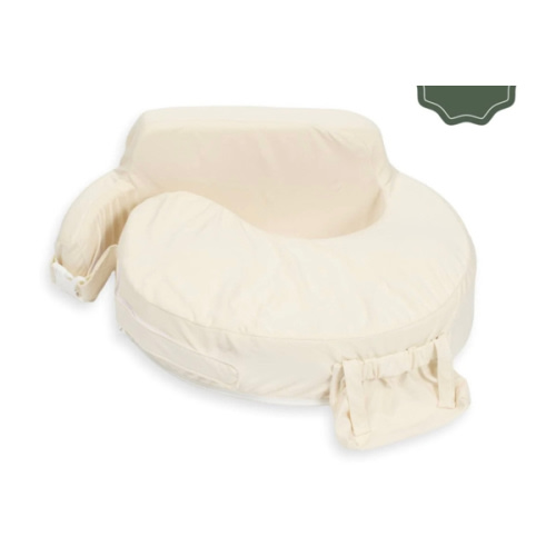 Super Deluxe Oat Nursing Pillow with 100% Organic Cotton Cover
