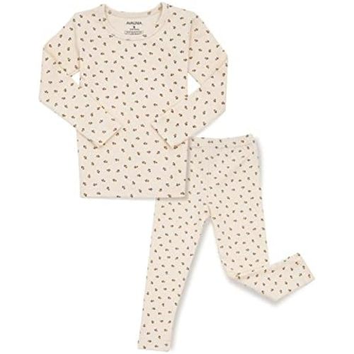 AVAUMA Baby Boys Girls Pajama Set 6M-7T Kids Cute Toddler Snug fit Pattern Design Pjs Cotton Sleepwear