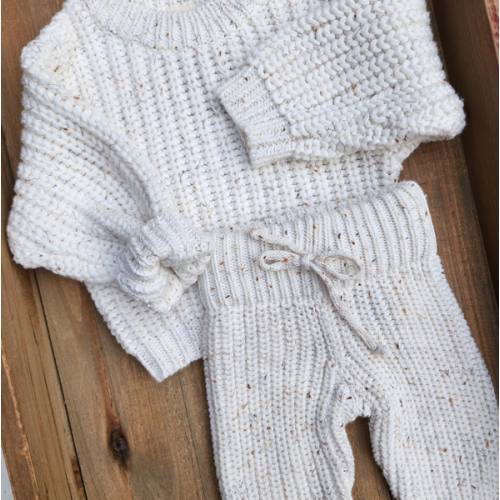 Chunky Knit Sweater + Pants Set – Olive and Cradle