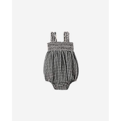 Julia Romper Black Check