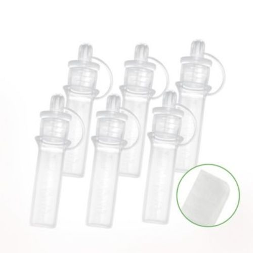 Haakaa® 6-Pack Silicone Colostrum Collectors - CLEAR - 6 CT