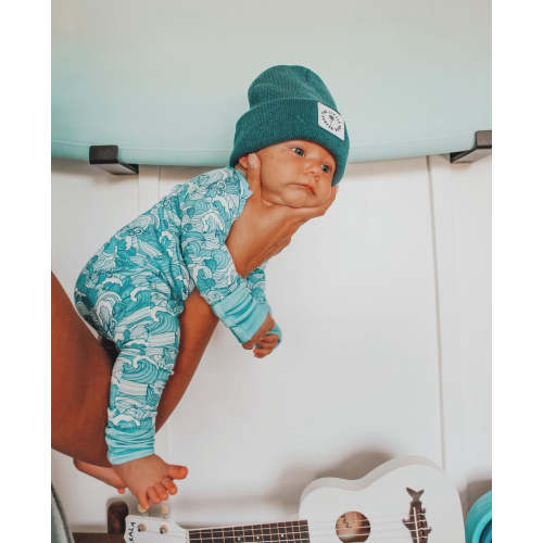 Waves Bamboo Zip Romper