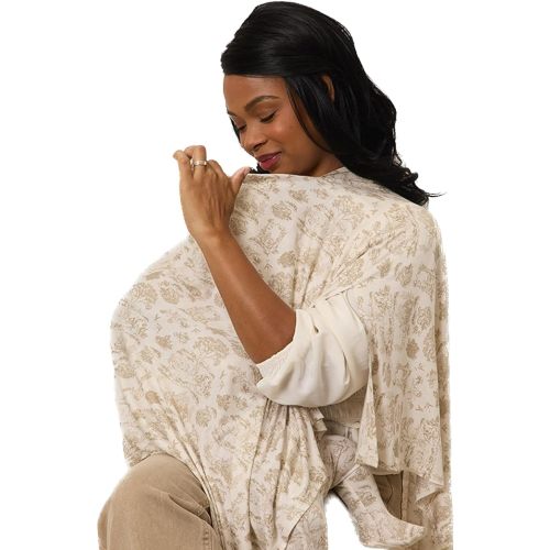 Solly Baby Nursing Cover, Ultra-Breathable, Lightweight Breastfeeding Cover-Up, Buttery-Soft Fabric, Universal Fit, Postpartum Essentials, Newborn Must Haves, Ecru Toile
