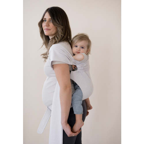 Simple Wrap | Oatmeal Stripe