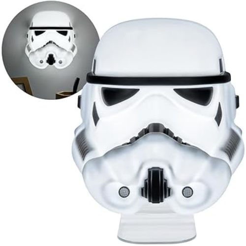 Paladone | Star Wars Stormtrooper Mask Light | Officially Licensed Disney Star Wars Merchandise | Novelty Light | USB & Battery Powered | Desk Lamp | Wall Mountable Light | Movie Gift