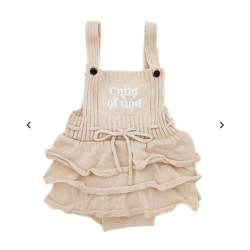 Knit Ruffled Child of God Dress – OUR HOUSE ABOVE