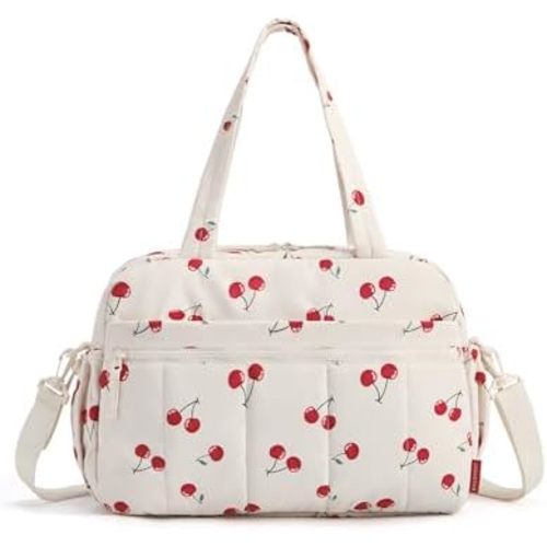 BAGSMART Gym Bag for Women, Duffle Bag for Travel with Wet Pocket, Lightweight Carry on Weekender Duffel, Water Resistant