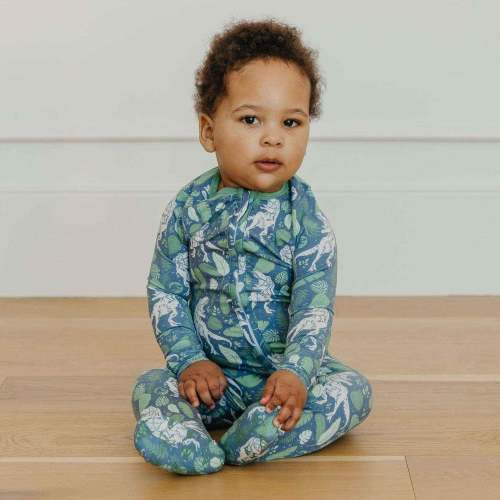 Zip-Up Footie Pajama - Jurassic Park