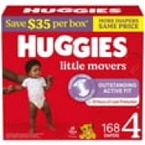 Huggies Little Movers Baby Diapers, Sizes 3-8 - Samsclub.com
