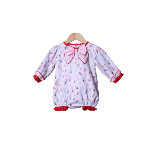 Nutcracker Pique Bow Bubble