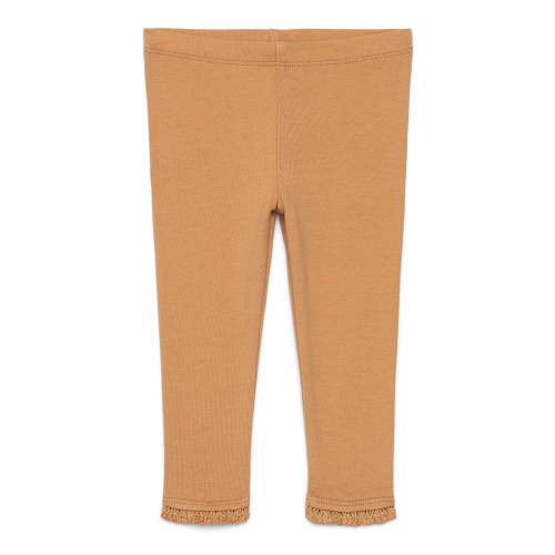 Garanimals Baby Girls Jersey Knit Leggings with Lace Trim, Sizes 0M-24M