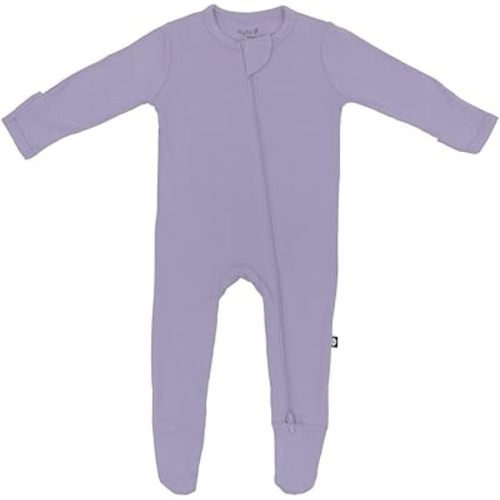 KYTE BABY Unisex Zipper Closure Footies, Rayon Made From Bamboo, 0-24 Months