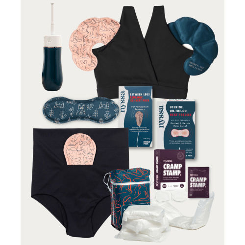 Classic Black Essential Postpartum Kit - Bralette S/M / Underwear S/M