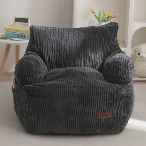 Kids bean bag chair, Toddler Lazy Chair with Shredded Foam Filling | Wayfair