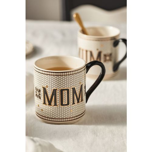 The Bistro Tile Stoneware Mug: Family Edition