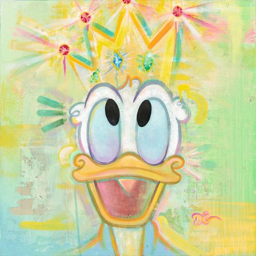 Donald Duck ''Dignified Duck'' Gallery Wrapped Canvas by Dom Corona – Limited Edition | Disney Store