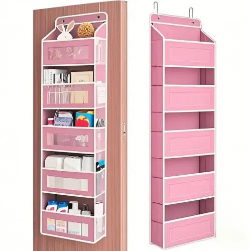 Door Hanging Storage Rack - 5+5 Pockets for Everyday Storage - TikTok Shop