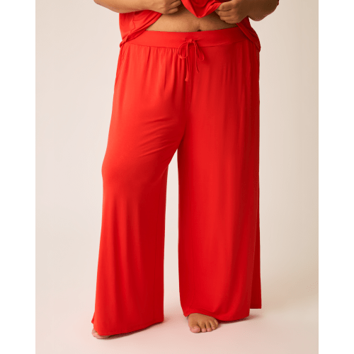 Aria Bamboo Casual Lounge Pant | Bright Red - Kindred Bravely