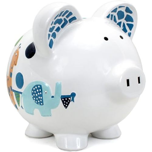 Child to Cherish Ceramic Piggy Bank for Boys, Circus