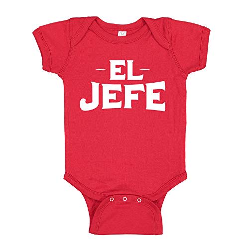 El Jefe (The Boss) Funny Spanish Baby Bodysuit/Toddler T-Shirt for Español Speakers