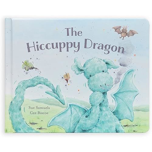 Jellycat The Hiccupy Dragon Book Board book – January 1, 2019