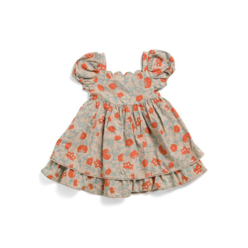 Toddler Girls Puff Sleeve Scalloped Flounce Dress | Easter Gifts | Marshalls