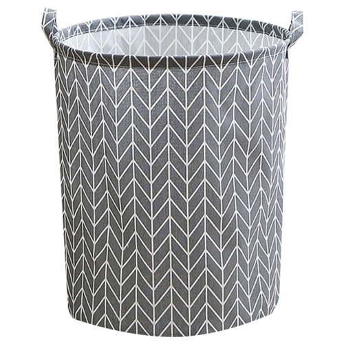 PYPESEEWY Warehouse Home Decor Laundry Hamper with Handles Collapsible Canvas Laundry Basket Storage Basket Home Organizer for Nursery Clothes Toys Baby Hamper