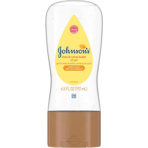 Johnson's Baby Oil Gel, 6.5 fl. oz, 6 Pack